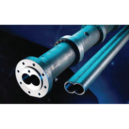 Parallel Twin Screw Barrel with Bimetallic Alloy Lining